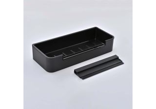 Полка для душа Aquatek AQ4966MB со стеклоочистителем чёрный